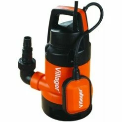 Pompe Immergée Vide Cave 400W Eaux Chargées 8000 L/h Villager VSP8000 - Orange