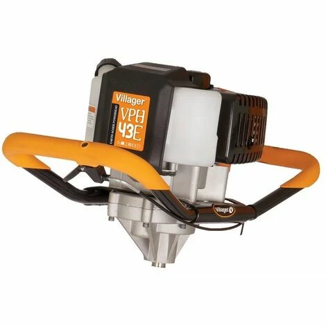 Tarière Thermique 43cc 2 Temps Avce Vrille 200mm Villager VPH 43 - Orange – Image 3