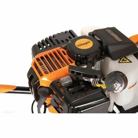 Tarière Thermique 43cc 2 Temps Avce Vrille 200mm Villager VPH 43 - Orange – Image 5