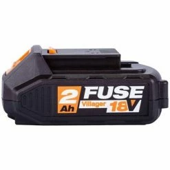 Batterie Lithium Ion 18 Volts 2Ah Villager Fuse - Orange