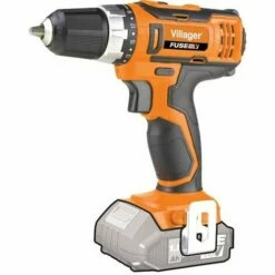 Perceuse Visseuse Sans Fil 18V Fuse VLN 3220 Villager Sans Chargeur Ni Batterie - Orange