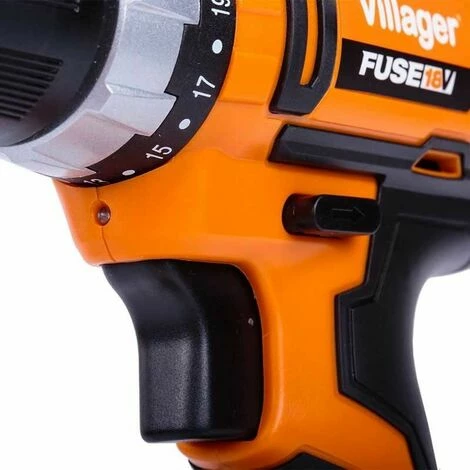 Perceuse Visseuse Sans Fil 18V Fuse VLN 3220 Villager Sans Chargeur Ni Batterie - Orange – Image 5