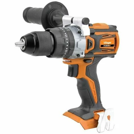 Perceuse Percussion Sans Fil 3 En 1 Fuse VLP 5120 Villager à Poignée Sans Chargeur Ni Batterie - Orange – Image 2