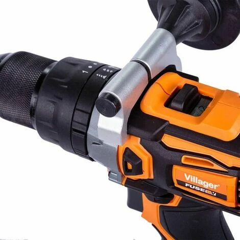 Perceuse Percussion Sans Fil 3 En 1 Fuse VLP 5120 Villager à Poignée Sans Chargeur Ni Batterie - Orange – Image 5