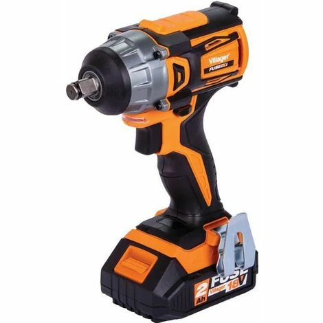 Clé à Choc Boulonneuse Avec Batteries Et Chargeur Fuse VLP 5320 Villager - Orange – Image 2