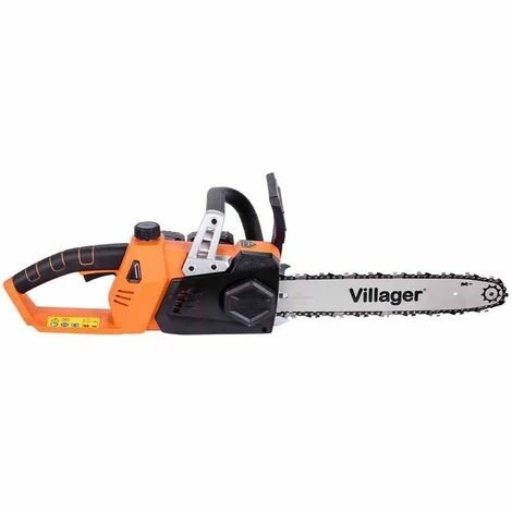 Tronçonneuse élagueuse électrique Sans Fil Guide 35cm Fuse VBT 1440 Villager Sans Chargeur Ni Batterie - Orange – Image 4