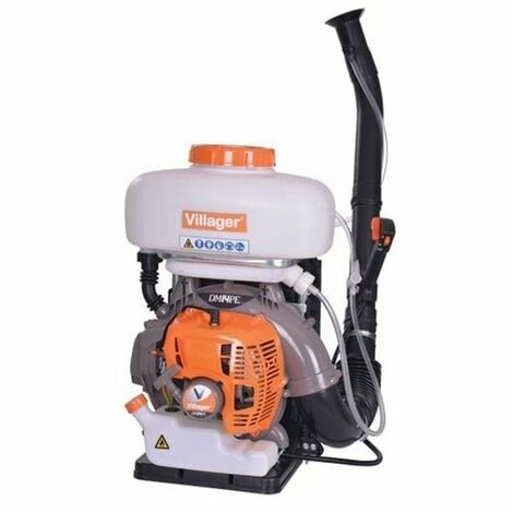 Atomiseur Thermique à Dos Moteur 2 Temps 51,7 Cm3 Cuve 14 Litres Pulvérisation 6 à 9 M Villager DM14PE - Blanc – Image 2