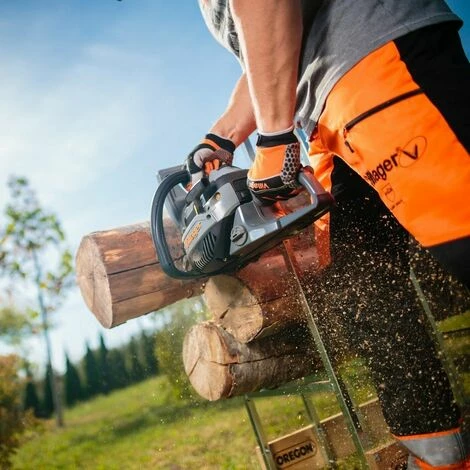 Tronçonneuse élagueuse Thermique 1,4cv 29cc Guide Oregon 30 Cm Anti-vibration Villager VGS 3011PE - Gris – Image 3