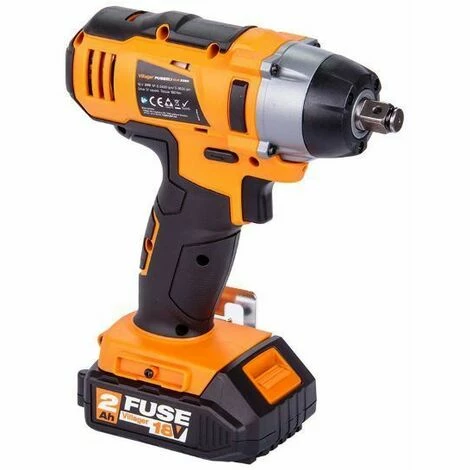 Clé à Chocs électrique 18V 180Nm Avec Batterie Et Chargeur Fuse VLN 3320 Villager - Noir – Image 2