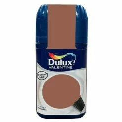 Testeur Peinture Acrylique Crème De Couleur DULUX VALENTINE Chocolat 50ml 0,050 L - Chocolat