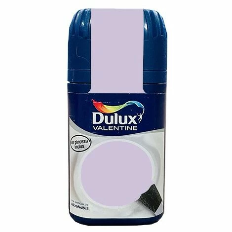 Testeur Peinture Acrylique Crème De Couleur DULUX VALENTINE Lavande 50ml 0,050 L - Lavande