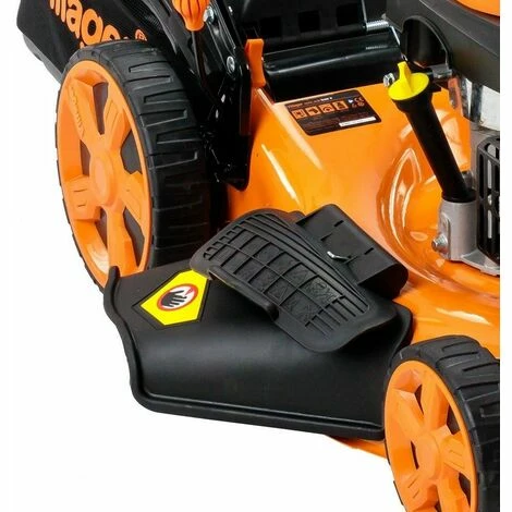 Tondeuse à Gazon Tractée Briggs & Stratton 150cc Lame 50cm Mulching VILLAGER Atlas 5111B - Noir – Image 4