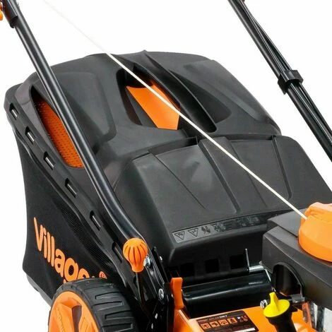 Tondeuse à Gazon Tractée Briggs & Stratton 150cc Lame 50cm Mulching VILLAGER Atlas 5111B - Noir – Image 5