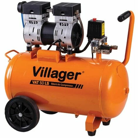 Compresseur D'air Silencieux 750W Cuve 50 Litres Villager VAT50LS – Image 2