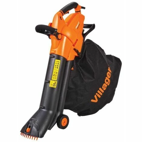 Souffleur Aspirateur De Feuilles électrique 3000W 960m3/h Villager VEBV 3000 - Orange – Image 2