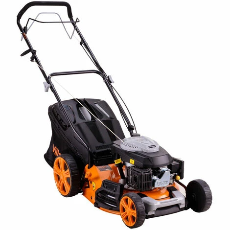 Tondeuse à Gazon Mulching Tractée 146cc 4 En 1 Coupe 46cm Villager Prime 4111T – Image 3