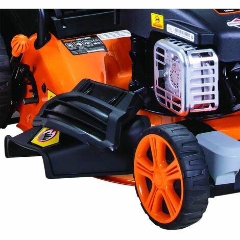 Tondeuse à Gazon Mulching Briggs Stratton Coupe 46cm Villager Prime 4111B - Orange – Image 4