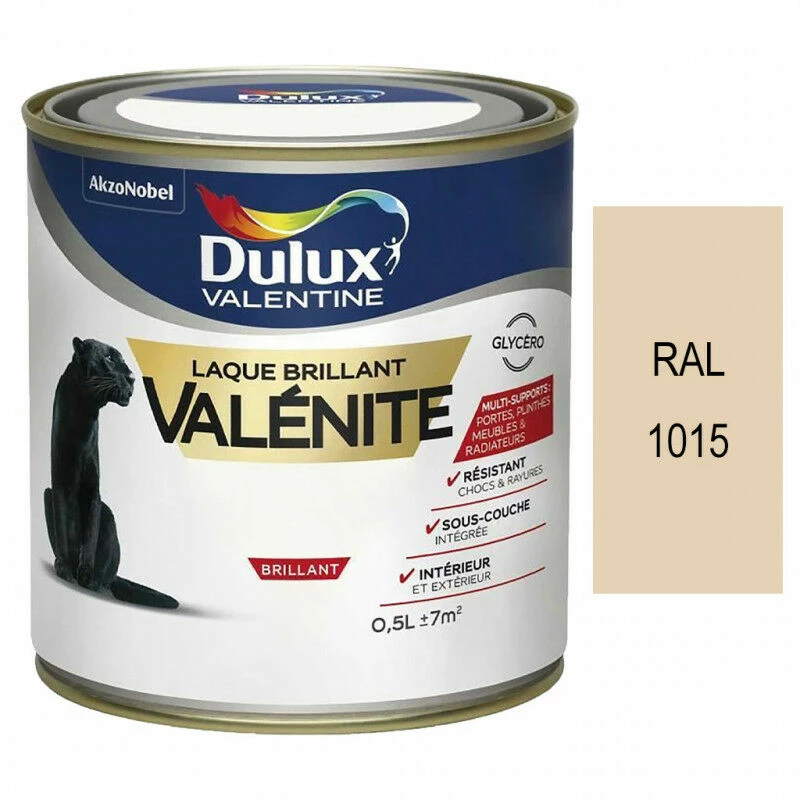 Laque Valénite - Brillant - 0,5L Au RAL DULUX VALENTINE - Plusieurs Modèles Disponibles – Image 3