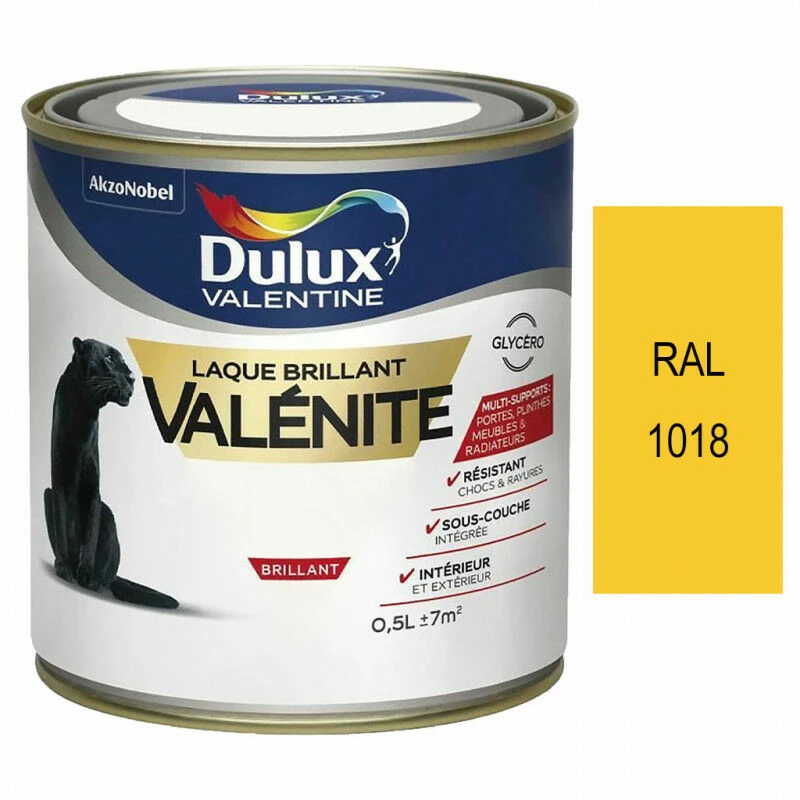 Laque Valénite - Brillant - 0,5L Au RAL DULUX VALENTINE - Plusieurs Modèles Disponibles – Image 4