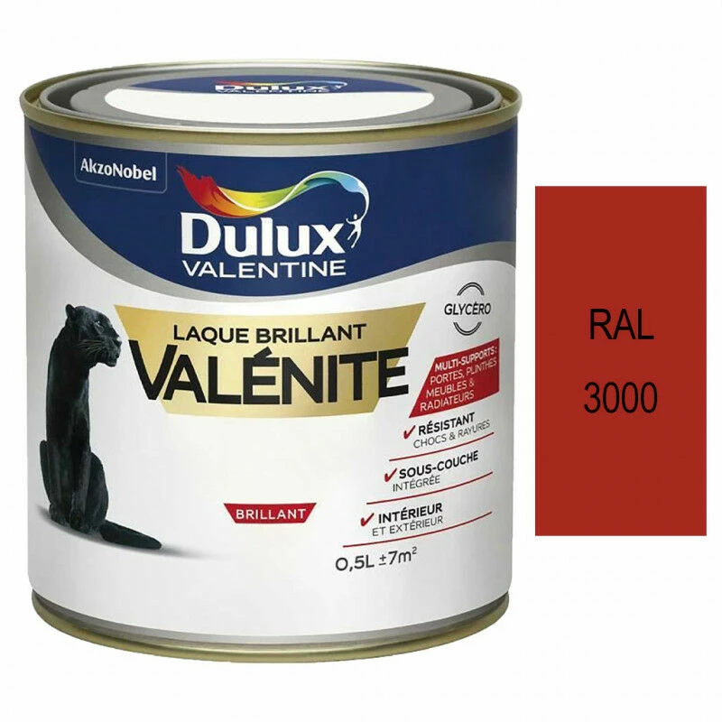 Laque Valénite - Brillant - 0,5L Au RAL DULUX VALENTINE - Plusieurs Modèles Disponibles – Image 5