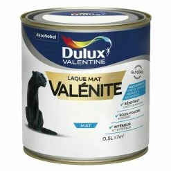 Laque Valénite - Mat - 0,5L Au RAL DULUX VALENTINE - Plusieurs Modèles Disponibles