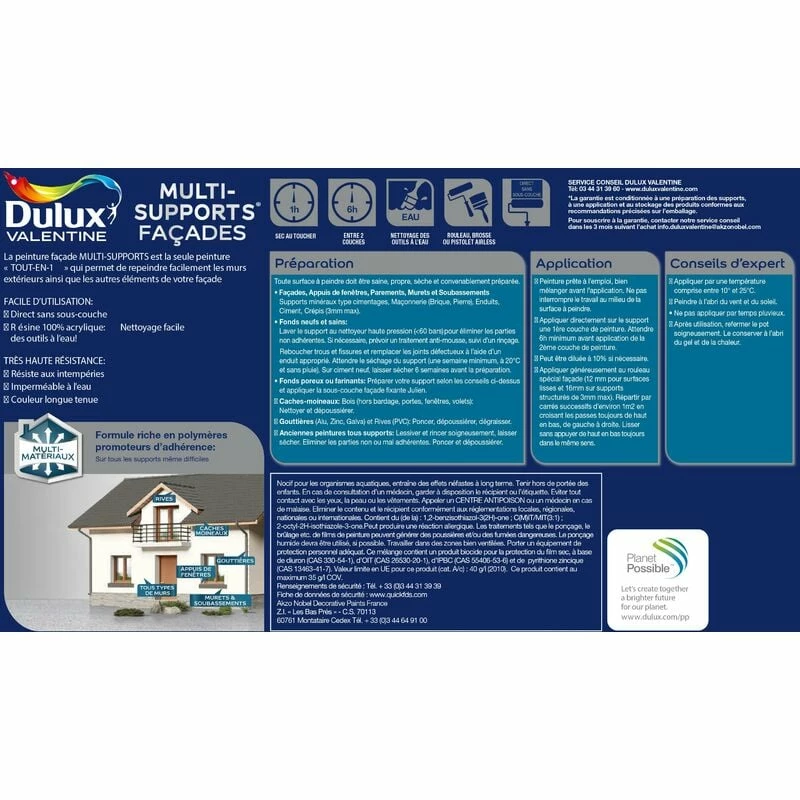 Peinture + Accessoires Multi-Supports Façade - Dulux Valentine – Image 4