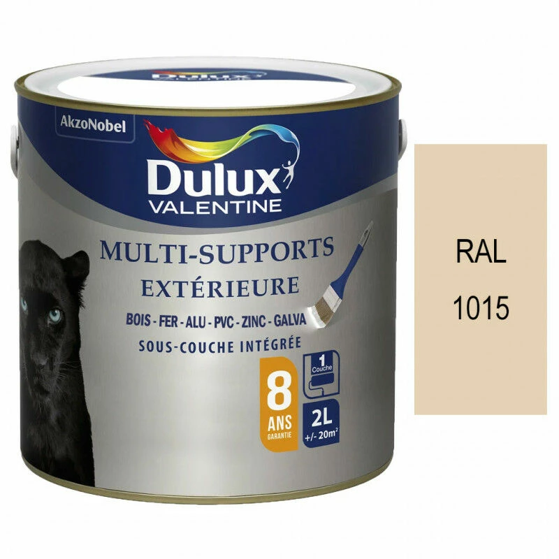 Peinture Acrylique Multi-supports Extérieure 2L Au RAL DULUX VALENTINE - Plusieurs Modèles Disponibles – Image 3