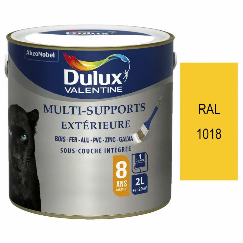 Peinture Acrylique Multi-supports Extérieure 2L Au RAL DULUX VALENTINE - Plusieurs Modèles Disponibles – Image 4