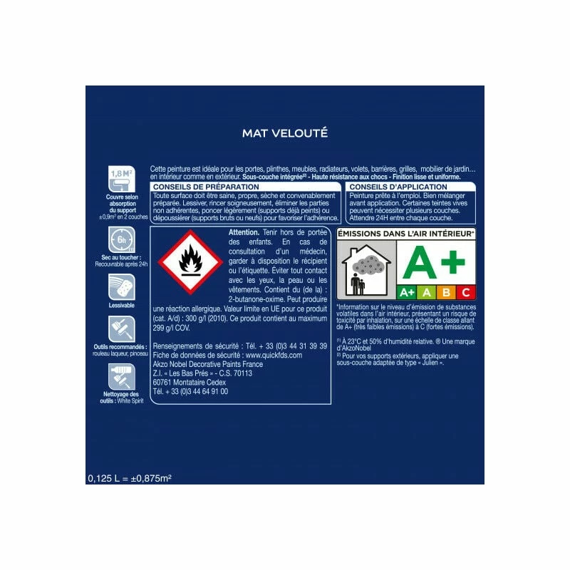 DULUXVALENTINE Peinture Couleur Laque Valénite - Dulux Valentine – Image 3