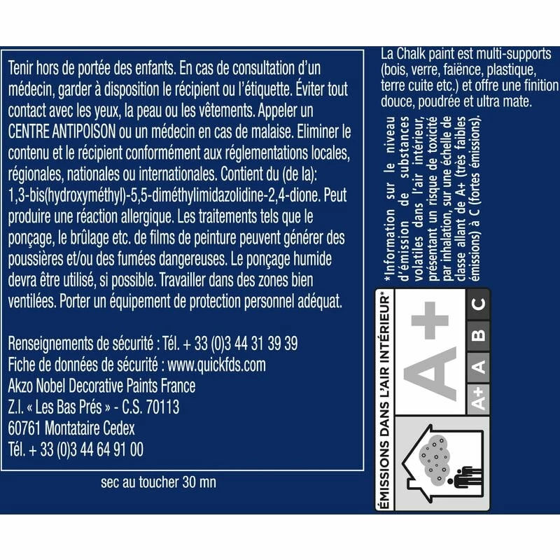 Peinture De Rénovation Multisupports Chalk Paint Ultra Mat - Dulux Valentine – Image 5