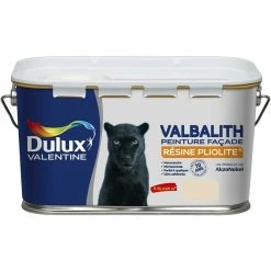 DULUXVALENTINE Peinture Façade Valbalith Mat Blanc 2,5 L - Dulux Valentine