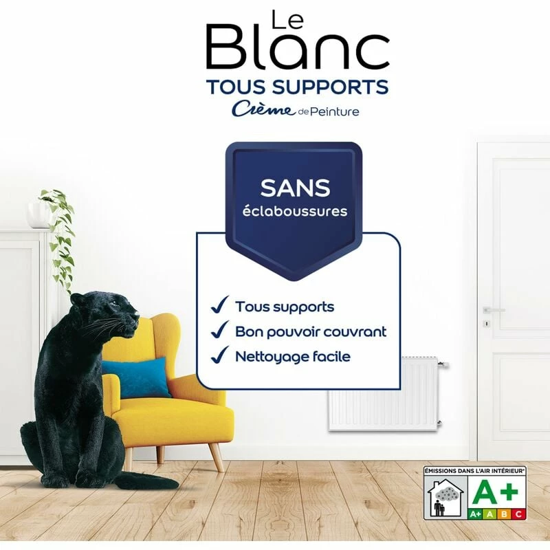 DULUXVALENTINE Peinture Le Blanc Tous Supports Crème De Peinture - Dulux Valentine – Image 2
