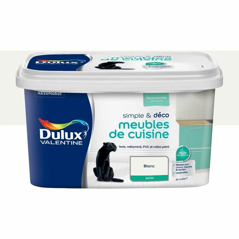 Peinture Meubles De Cuisine Couleur Satin - Simple & Déco Dulux Valentine – Image 2