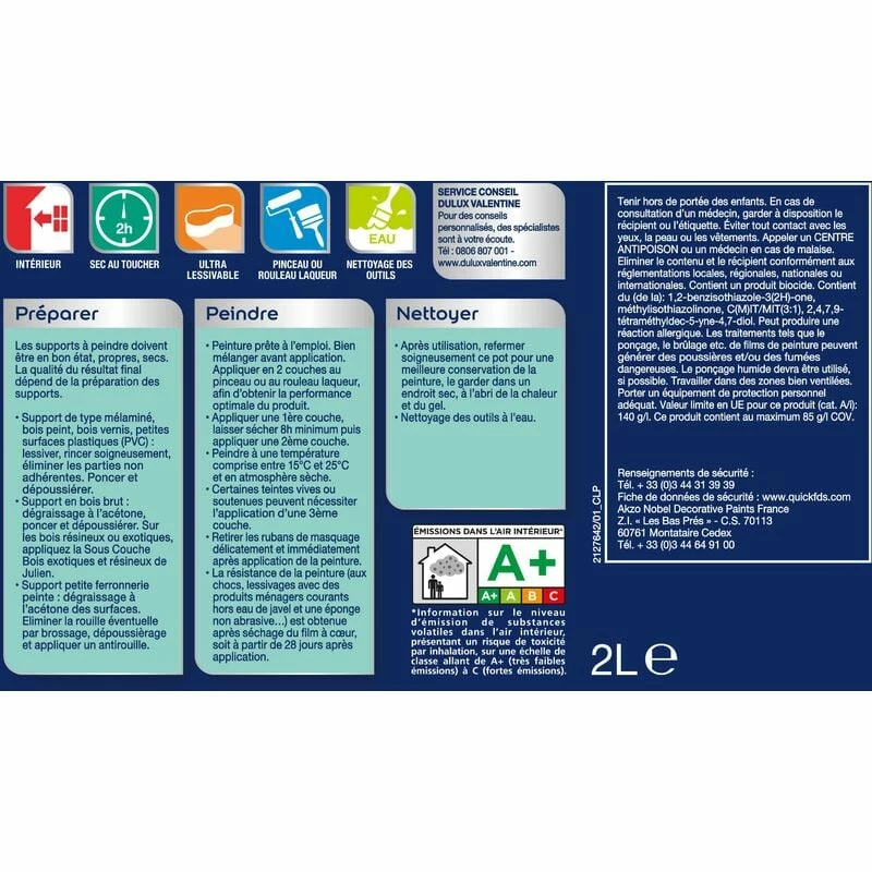 Peinture Meubles De Cuisine Couleur Satin - Simple & Déco Dulux Valentine – Image 5