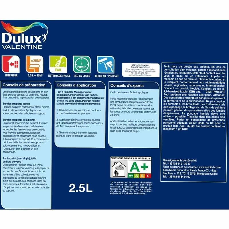 Peinture Plafond Facile Mat - Dulux Valentine – Image 4