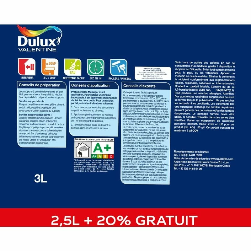 Peinture Plafond Magic Mat - Dulux Valentine – Image 4