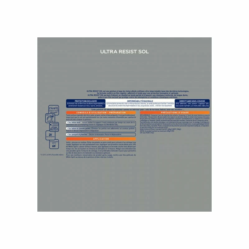 DULUX VALENTINE Peinture Ultra Resist Sol Sable – Image 2